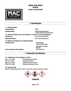 SDS PCBTF 2023 pdf - Mac Coatings