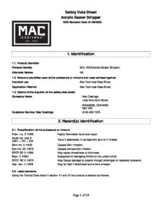 SDS SOL 1002 Acrylic Sealer Stripper 2023 pdf - Mac Coatings